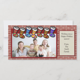 Festividades Cartão com fotos de Férias