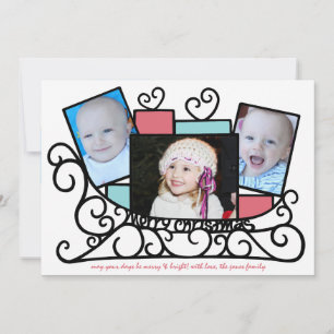 Festividades Cartão com fotos De Férias Com Cheio De Amor