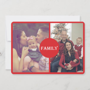 Festividades Cartão com fotos de Férias da Família 2 Avô