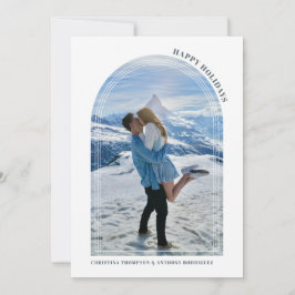 Festividades Cartão com fotos de Férias de Férias Felizes