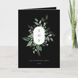 Festividades Cartão com fotos de Férias de Joy Botânica Moderna