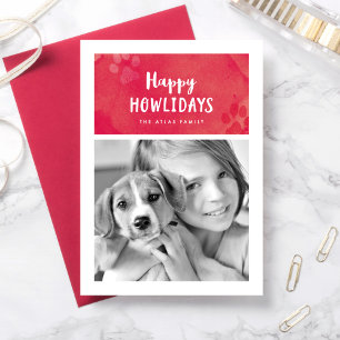 Festividades Cartão com fotos de Férias Feliz Holidays