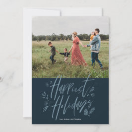 Festividades Cartão com fotos de Férias Felizes