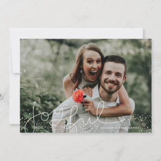 Festividades Cartão com fotos de Férias Mágicas Joyful