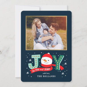 Festividades CARTÃO COM FOTOS de Férias Neves com Cor EDITÁV