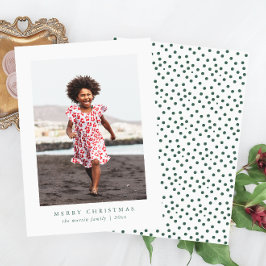 Festividades Cartão com fotos de Natal clássico e feliz