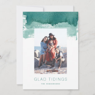 Festividades Cartão com fotos de Natal de Tidings Feliz