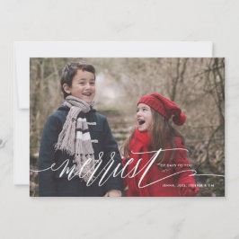 Festividades Cartão com fotos de Natal do Mérito dos Dias