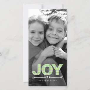 Festividades CARTÃO COM FOTOS de Natal DOTS