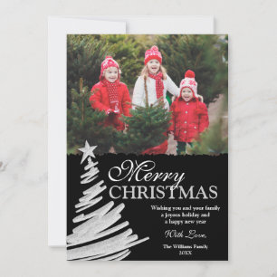 Festividades Cartão com fotos de Natal em Árvore Negra e Prat