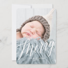 Festividades Cartão com fotos de Natal Moderno