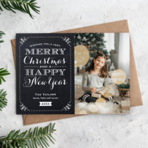 Cartão com fotos de Natal muito feliz