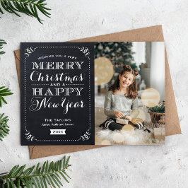 Festividades Cartão com fotos de Natal muito feliz