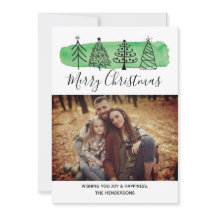 Cartão com fotos de Portas de Aquarela Moderna