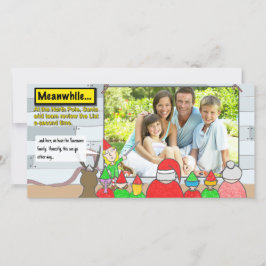 Festividades Cartão com fotos de Revisão da Lista de Natal