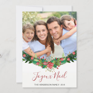 Festividades Cartão com fotos de Roteiro para o Natal de Joyeu