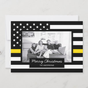 Festividades Cartão com fotos de Sinalizador Americano Thin Do