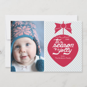Festividades Cartão com fotos do Enfeites de natal Retroativo