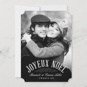 Festividades Cartão com fotos do feriado de Joyeux Noel