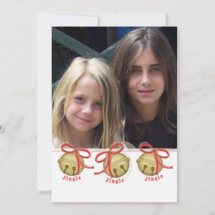 Festividades Cartão com fotos Dupla Face da Bélula de Natal