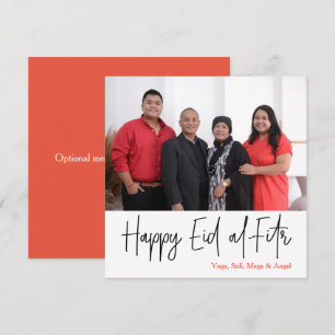 Festividades cartão com fotos Feliz de Eid al-Fitr