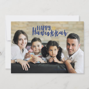 Festividades Cartão com fotos feliz do feriado da estrela de