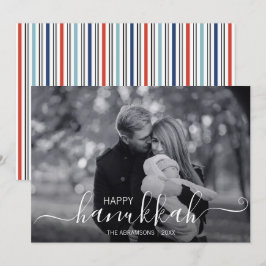 Festividades Cartão com fotos Feliz Feriado de Hanukkah