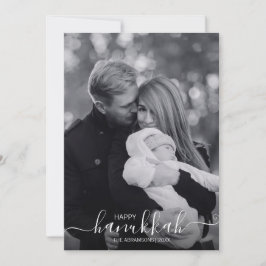 Festividades Cartão com fotos Feliz Feriado de Hanukkah