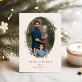 Festividades Cartão com fotos Festivo Feriado de Frame Flat