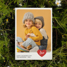 Cartão com fotos Mínimo de Dia de os namorados Ele