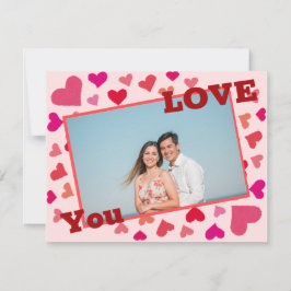 Festividades Cartão com fotos Personalizado - Cartão de Amor Ro
