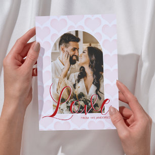 Festividades Cartão com fotos Personalizado de Arca Romântica d