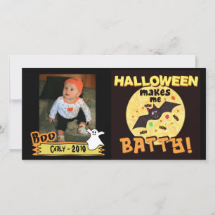 Festividades Cartão com fotos Personalizado do Dia de as Bruxas