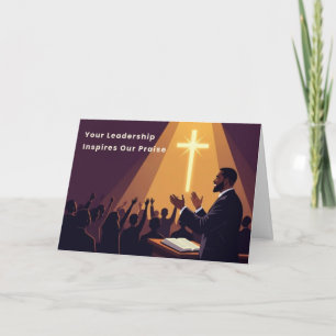 Festividades Cartão de Agradecimento ao Pastor