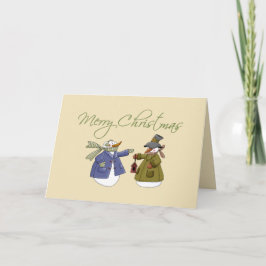 Festividades Cartão de Amigos da Neve de Natal