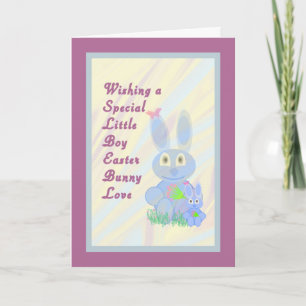 Festividades Cartão de Amor de Coelhinho para Little Boy