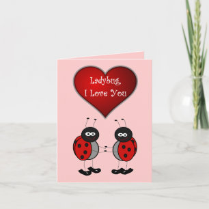 Festividades Cartão de Amor Ladybug