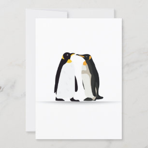FESTIVIDADES CARTÃO DE AMOR PENGUIN