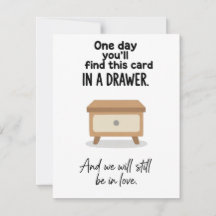 Cartão de Amor Romântico • Presente de Dia dos Nam