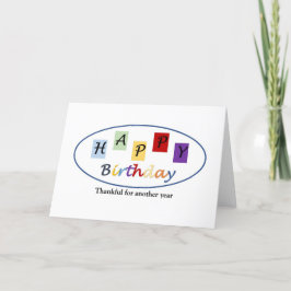 Festividades Cartão de Aniversário