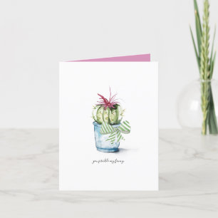 Festividades Cartão de Aniversário Cactus