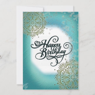 Festividades Cartão de Aniversário Clássico