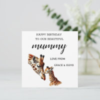 Cartão de Aniversário da Mãe