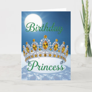Festividades Cartão de aniversário da princesa, aniversário da