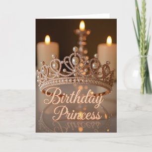 Festividades Cartão de aniversário da princesa, aniversário da