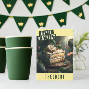 Festividades Cartão de Aniversário da Selva