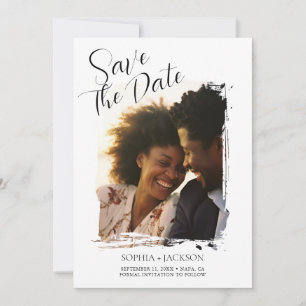 Festividades Cartão de Aniversário de Casamento com Foto Minima