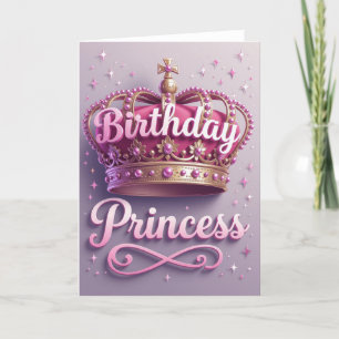Festividades Cartão de Aniversário de Princesa, Cartão de Anive