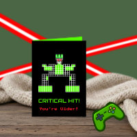 Cartão de Aniversário Divertido para Gamer