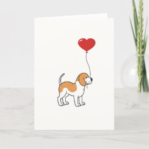 Festividades Cartão de Aniversário do Cão Beagle